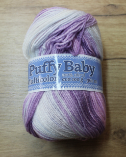 Puffy Baby Multicolor Fialová
