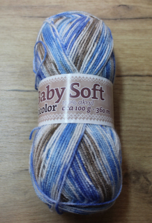 Baby Soft Multicolor modro hnědá
