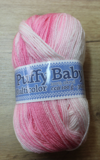 Puffy Baby Multicolor Růžová