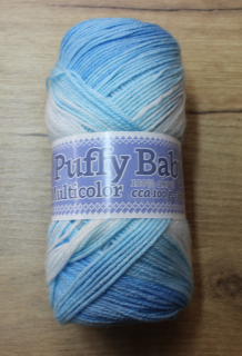 Puffy Baby Multicolor Modrá
