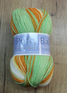 Puffy Baby Multicolor Zelená